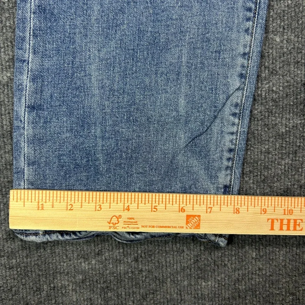 Levi's 501 Jeans Men's‎ Blue Denim Destroyed Ripped Straight Button Fly - 35X33
